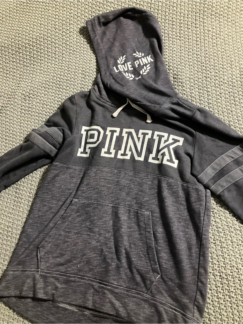 Victoria's Secret PINK Hooded Sweatshirt in Charcoal